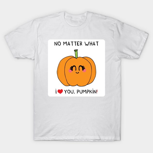 I love you pumpkin T-Shirt by adrianserghie